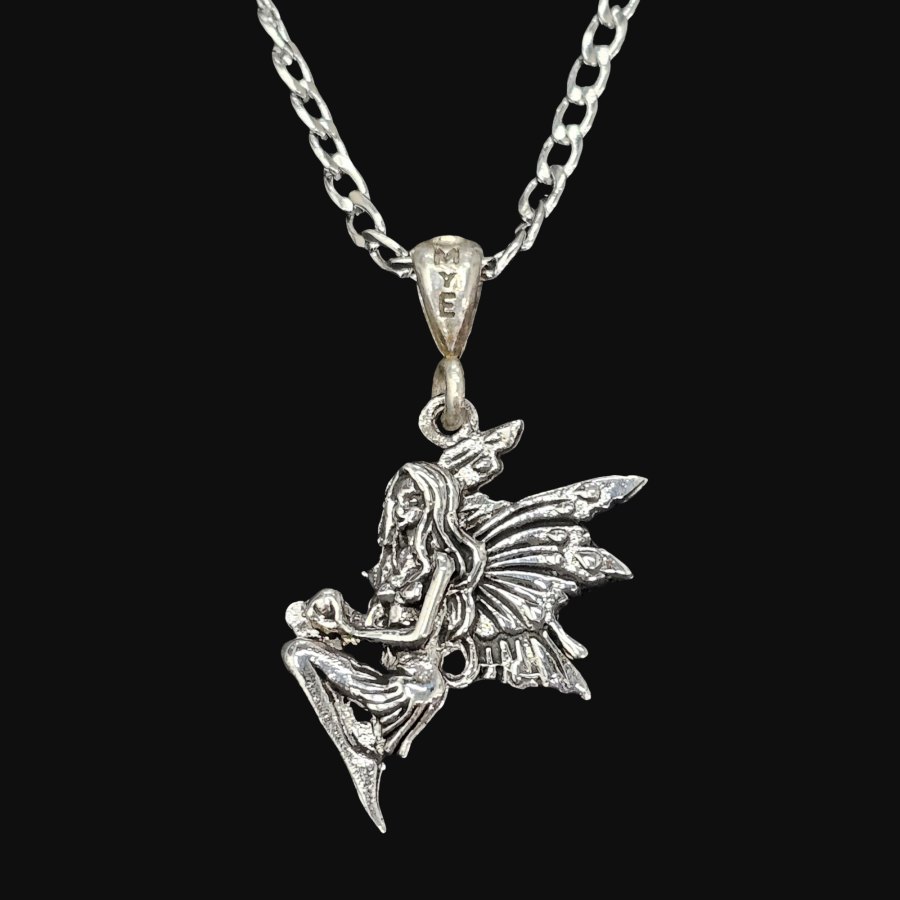 Dije Hada De Plata 3 X 2 Cm 3,7 Gr Suerte, protección, amor Art 445 - Imagen 2