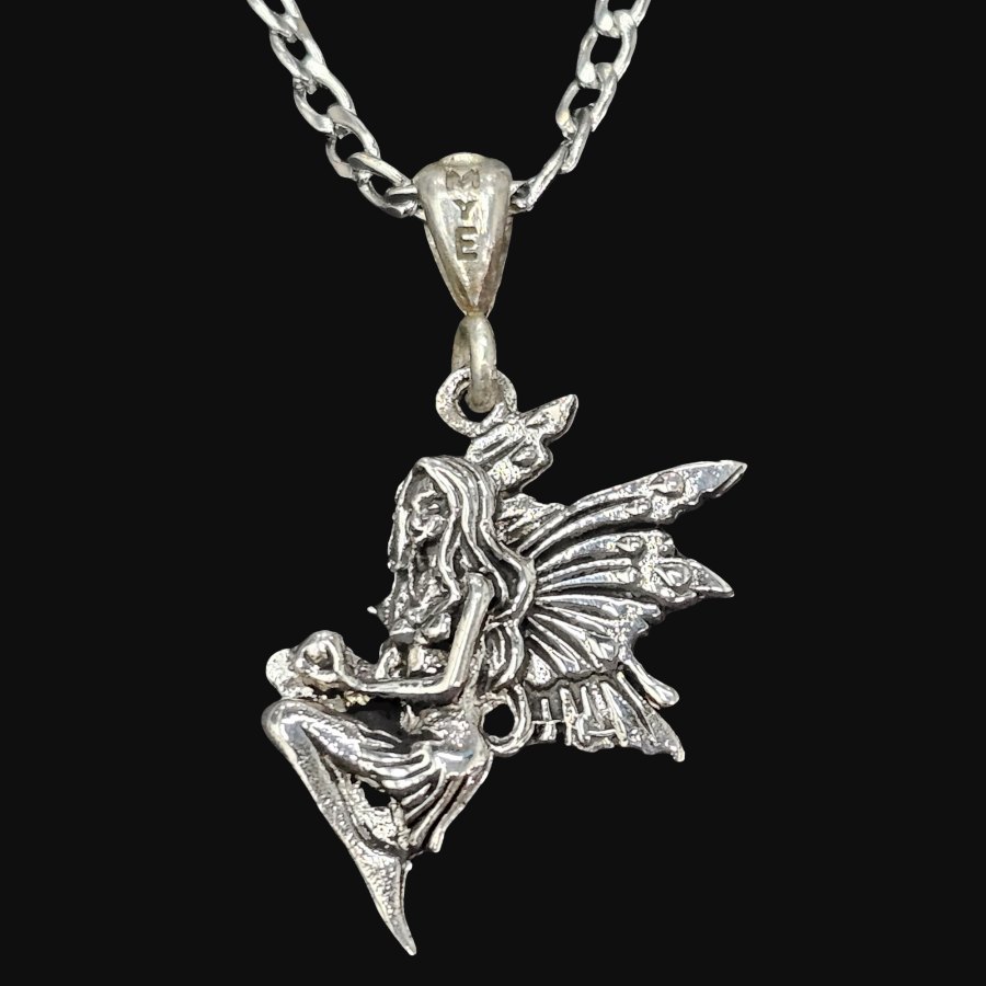 Dije Hada De Plata 3 X 2 Cm 3,7 Gr Suerte, protección, amor Art 445 - Imagen 3