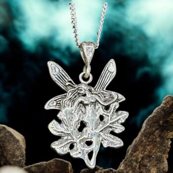 Dije Hada De Plata 3,5 X 2,5 Cm 7,3 Gr Suerte, protección, amor Art 449