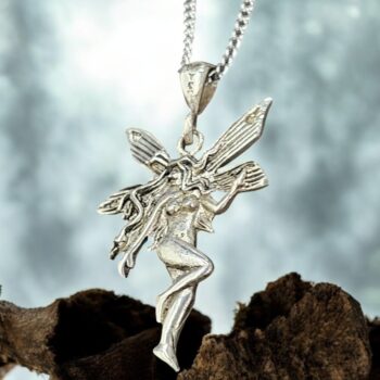 Dije Hada En Plata 3 X 2 Cm 4,8 Gr Suerte, protección, amor Art 450