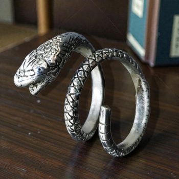 Anillo Vibora Enroscada En Plata 10,5 Gr Art 478