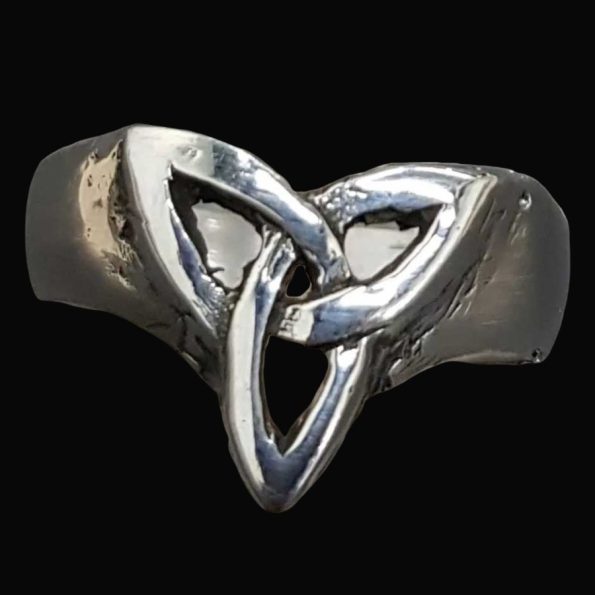 Anillo Celta Triqueta En Plata 5,7 Gr 1,5 Cm Art 490 - Imagen 3