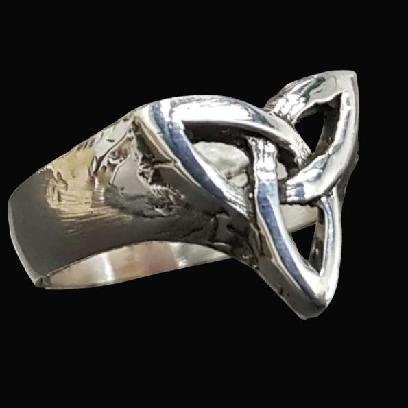 Anillo Celta Triqueta En Plata 5,7 Gr 1,5 Cm Art 490