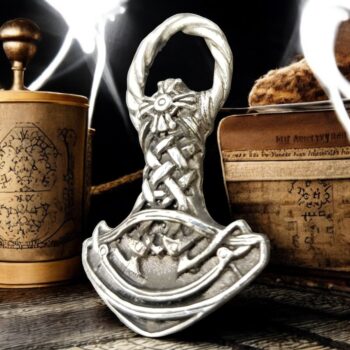 Mjolnir Martillo De Thor Vikingo En Plata 4,5 Cm 15 Gr Art 538