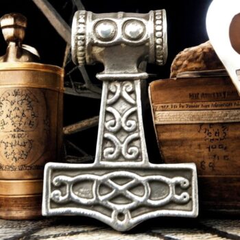 Mjolnir Martillo Thor Vikingo En Plata 4 Cm 16,5 Gr Art 543