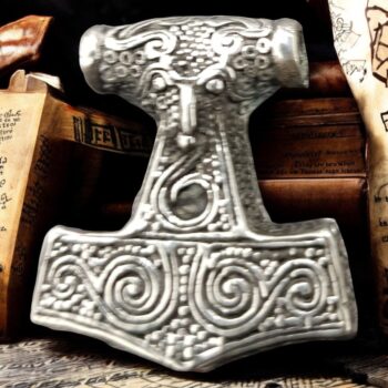 Mjolnir Martillo Thor Vikingo En Plata 3,5 Cm 15 Gr Art 546