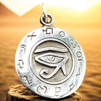 Dije Ojo De Horus En Plata 2,5 Cm 6 Gr Art 607