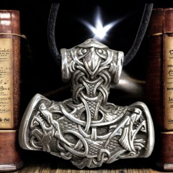 Mjolnir Martillo Thor Vikingo Plata 3 X 3 Cm 33 Gr Art 659