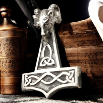 Mjolnir Martillo Thor Vikingo Plata 4 X 3 Cm 13 Gr Art 666