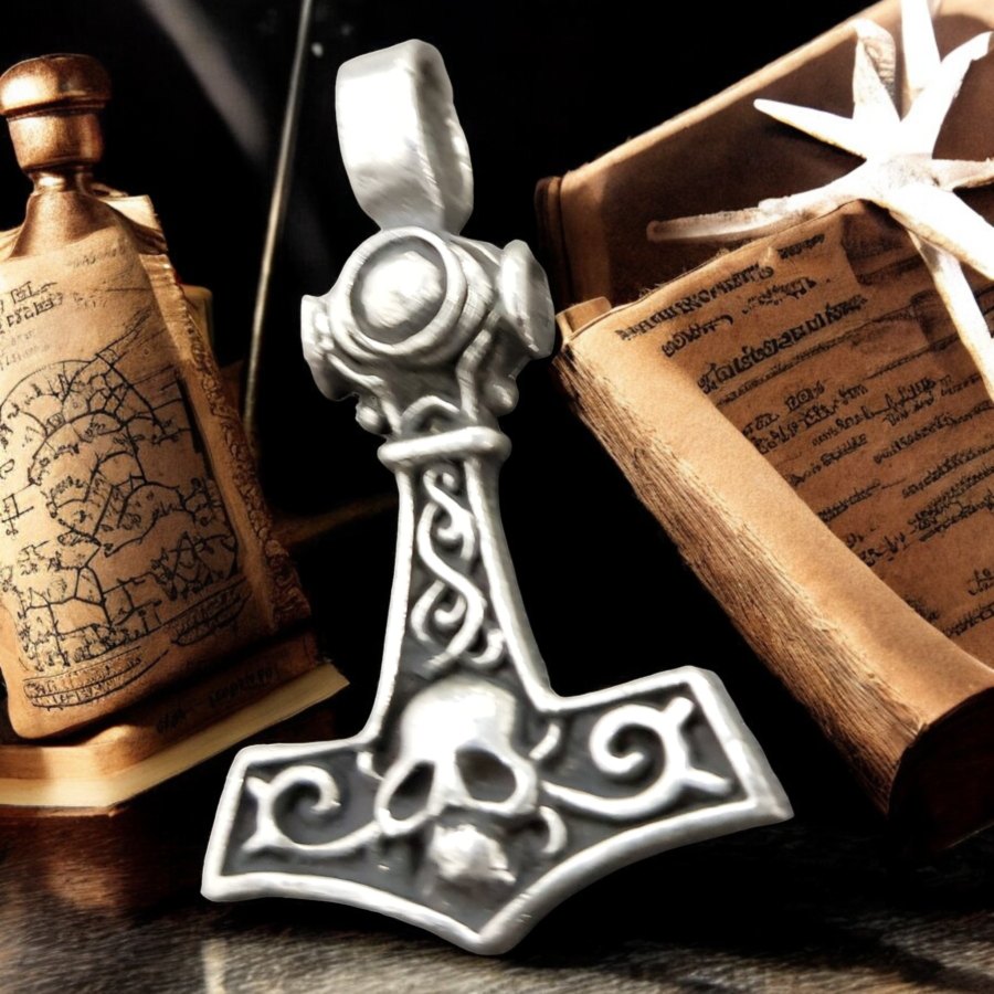 Mjolnir Martillo Thor Vikingo En Plata 4 Cm 9,3 Gr Art 669