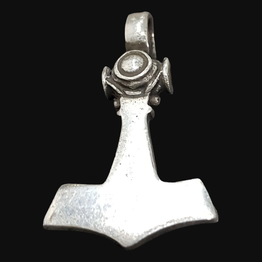 Mjolnir Martillo Thor Vikingo En Plata 4 Cm 9,3 Gr Art 669 - Imagen 3