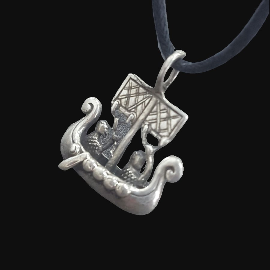Mjolnir Drakar Vikingo En Plata 2,5 Cm 6,6 gr en Plata Art 688 - Imagen 4