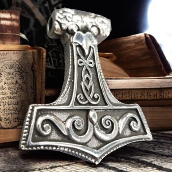 Mjolnir Martillo Thor Vikingo Plata 4 X 3 Cm 23 Gr Art 726