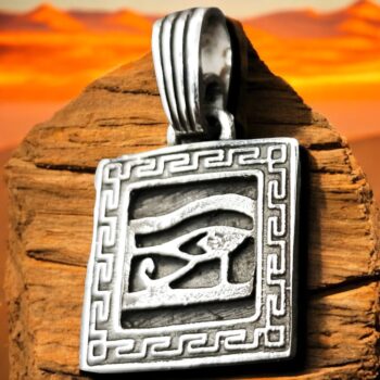 Dije Ojo De Horus Egipcio En Plata 3 X 1,7 Cm 4,7 Gr Art 730