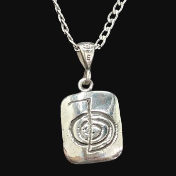 Medalla Reiki Chokurei En Plata 5,5 Gr 2 X 1,5 Cm Art 752