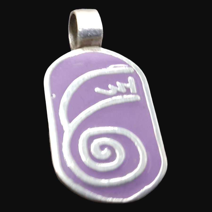 Dije Reiki Dai Ko Myo Tibetano Esmalte 3,5 X 1,7 Cm Art 756 - Imagen 3