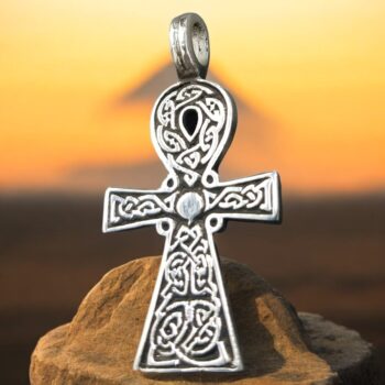 Dije Cruz De La Vida Ankh En Plata 4 X 2,5 Cm 10 Gr Art 777