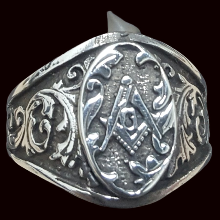 Anillo Masonico Pequeño Ideal Mujeres 1,2 X 0,7 Cm Art 79 - Imagen 4