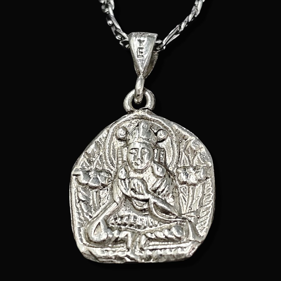 Medalla Ganesha En Plata 2,5 X 2 Cm 9,5 Gr Hinduismo Art 911 - Imagen 4