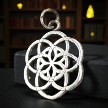 Dije Semilla De La Vida Plata Kabbalah 2,5 Gr 2 Cm Art 926