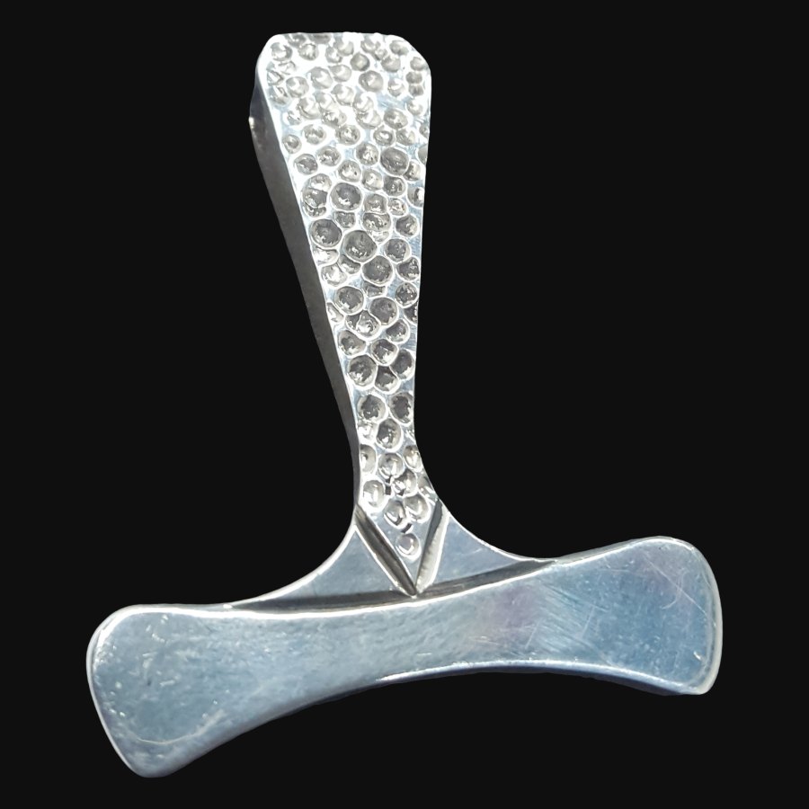 Mjolnir Martillo De Thor Vikingo En Plata 4 Cm 14 Gr Art 98 - Imagen 4