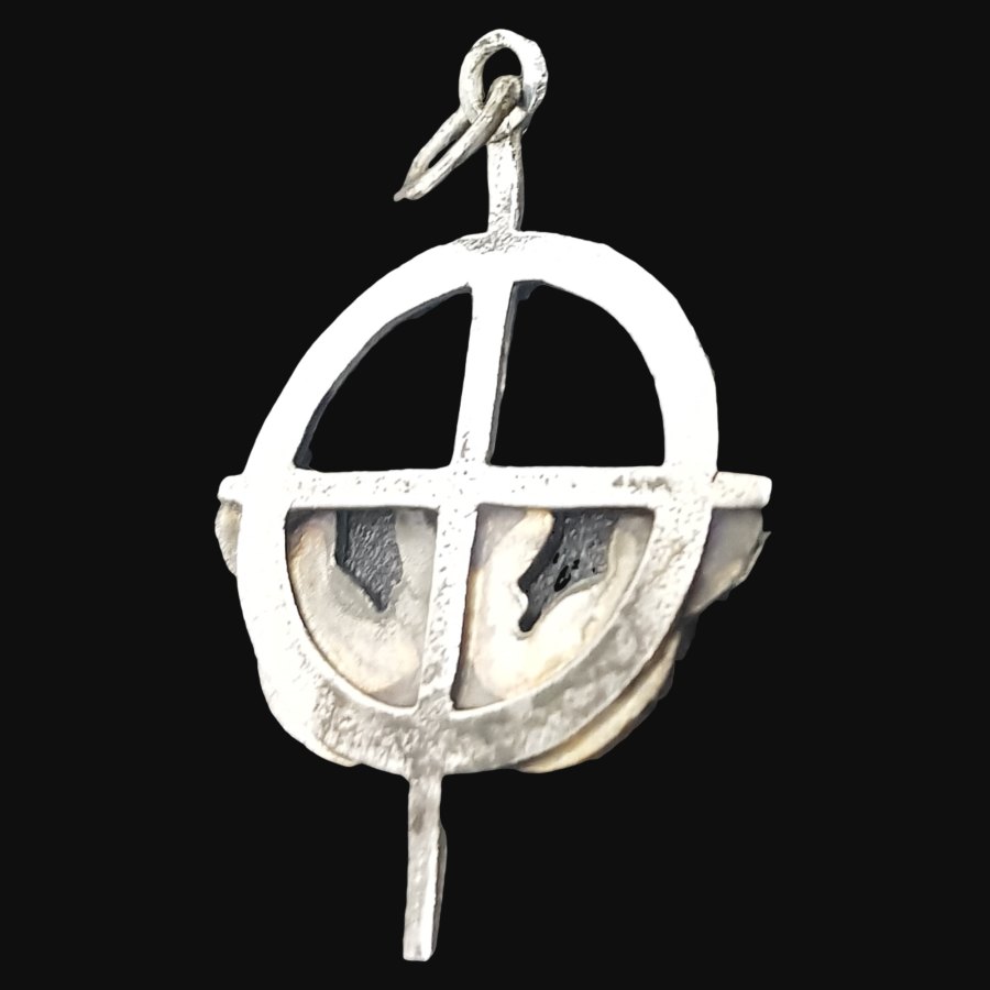 Dije Cruz Celta Claddagh En Plata 3,5 X 2 Cm 2,5 Gr Art 984 - Imagen 4