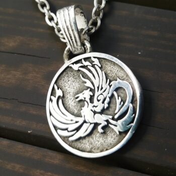 Dije Ave Fenix Resurgir En Plata 1,8 Cm 5 Gr Art 995