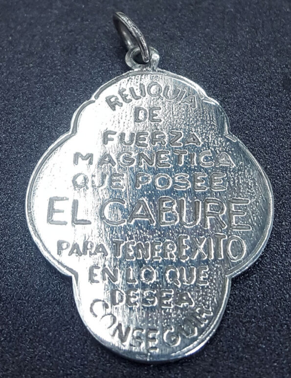 Dije Cabure Plata 3,5 Cm Abundancia, Dinero Y Amor Art 138 - Imagen 5
