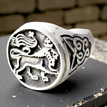 Anillo Leon Rastafari Judah En Plata 1,8 Cm 15 Gr Art 1696