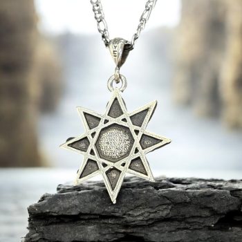 Dije Estrella 8 Puntas En Plata 3 Cm 5,6 Gr Art 589