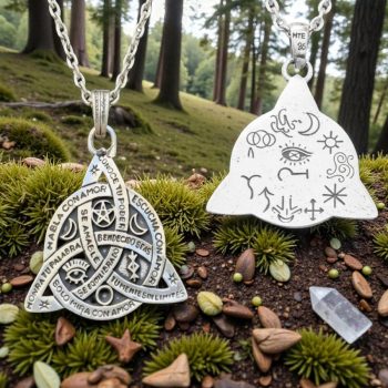 Dije Wicca Nudo Buena Bruja En Plata 4 X 3 Cm 11 Gr Art 1387