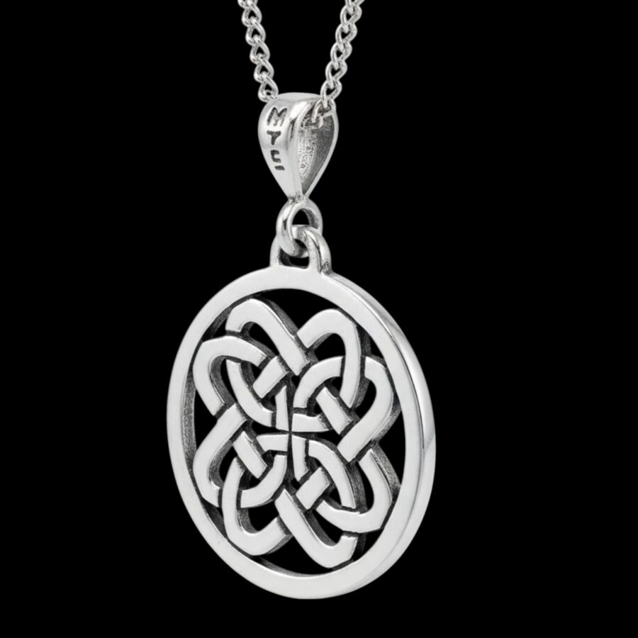 Dije Celta Nudo Perenne En Plata 2,5 Cm 4 Gr Art 240 - Imagen 2