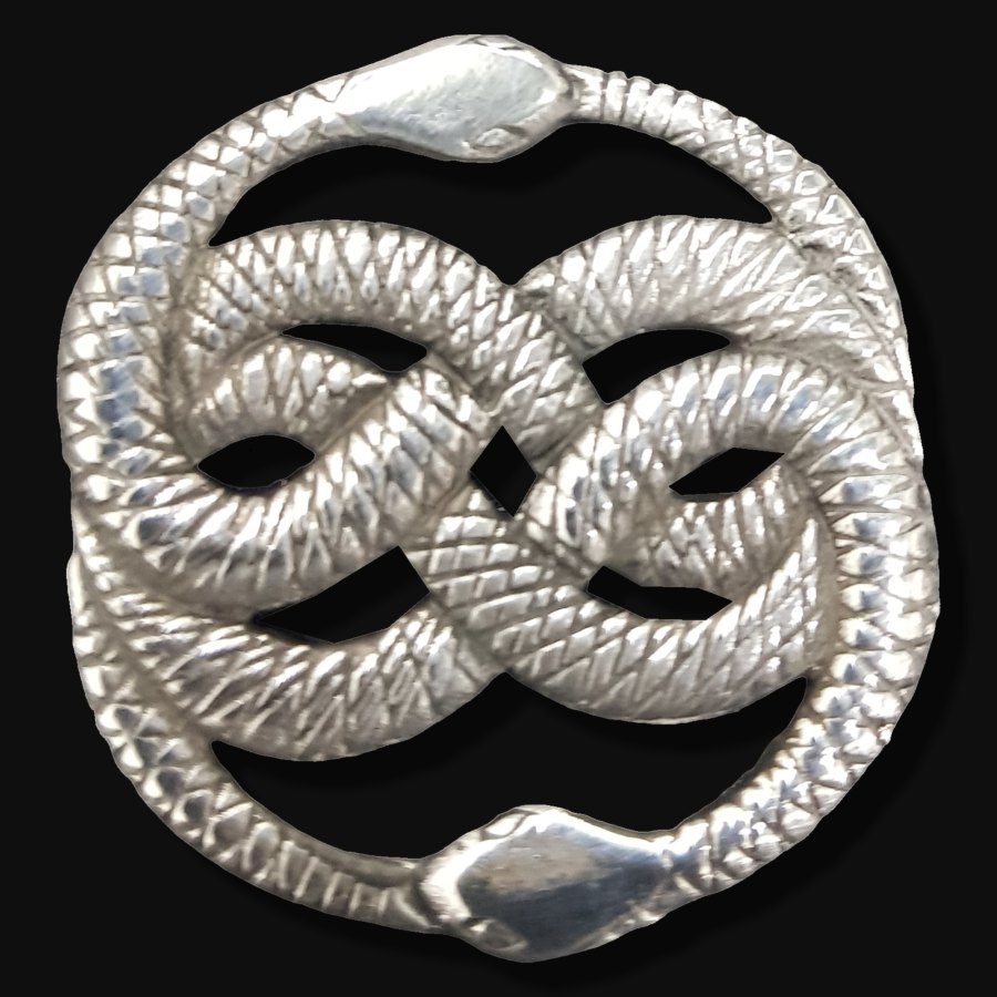 Medalla Wuivre Auryn Celta 3 Cm En Plata 9,5 Gr Art 31 - Imagen 5