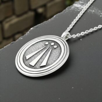 Dije Celta Awen Inspiracion 2,5 Cm Plata 6 Gr Art 369