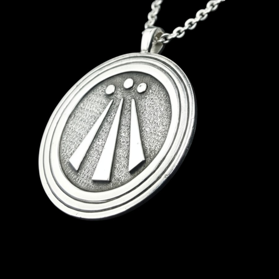 Dije Celta Awen Inspiracion 2,5 Cm Plata 6 Gr Art 369 - Imagen 5