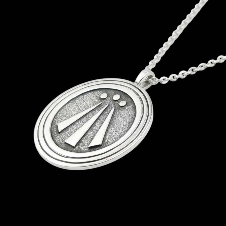 Dije Celta Awen Inspiracion 2,5 Cm Plata 6 Gr Art 369 - Imagen 6