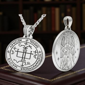 Dije Sello Arcangel Gabriel En Plata 4 X 3 Cm 9,1 Gr Art 552