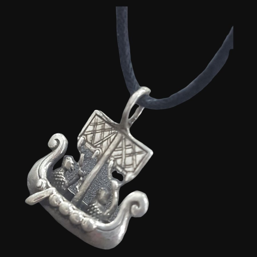 Mjolnir Drakar Vikingo En Plata 2,5 Cm 6,6 gr en Plata Art 688 - Imagen 2