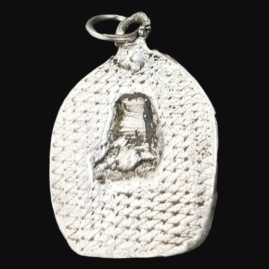 Dije Buda En Plata 2,3 X 2 Cm 6 Gr Budismo Art 912 - Imagen 5