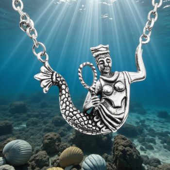 Dije Yemanja Reina De Mares En Plata 5 X 3 Cm 12 Gr Art 1433