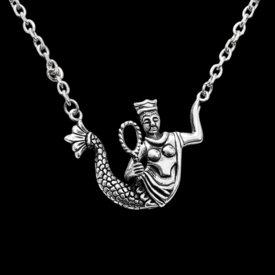 Dije Yemanja Reina De Mares En Plata 5 X 3 Cm 12 Gr Art 1433 - Imagen 3