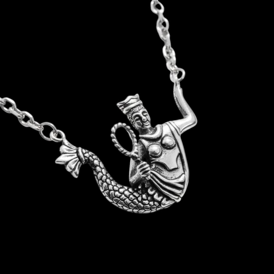 Dije Yemanja Reina De Mares En Plata 5 X 3 Cm 12 Gr Art 1433 - Imagen 4