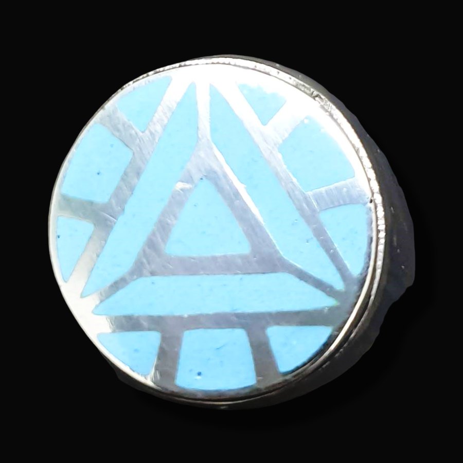 Anillo Iron Man Esmaltado En Plata 1,8 Cm 12 Gr Art 1435 - Imagen 4