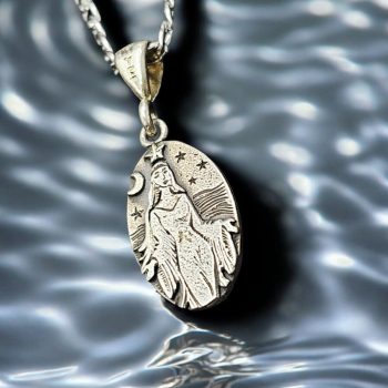 Dije Yemanja Sta Reina De Los Mares En Plata 2,5 Cm Art 171