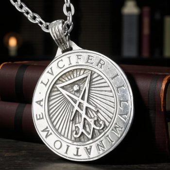 Dije Sello De Lucifer En Plata 4,5 X 3,7 Cm 17 Gr Art 1236