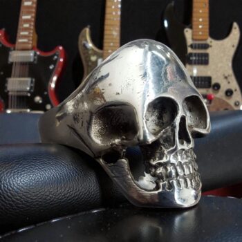 Anillo Calavera Plata 17 Gr 3 X 1,5 Cm Art 309