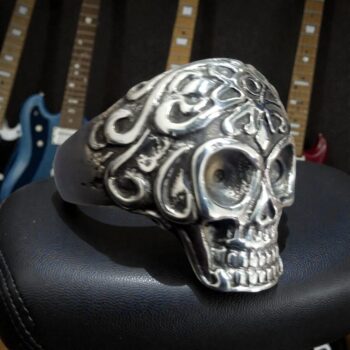 Anillo Calavera En Plata 16 Gr 2,5 X 1,5 Cm Art 313
