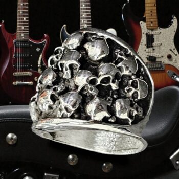 Anillo 21 Calaveras De Plata 2,5 X 2 Cm 21 Gr Art 325