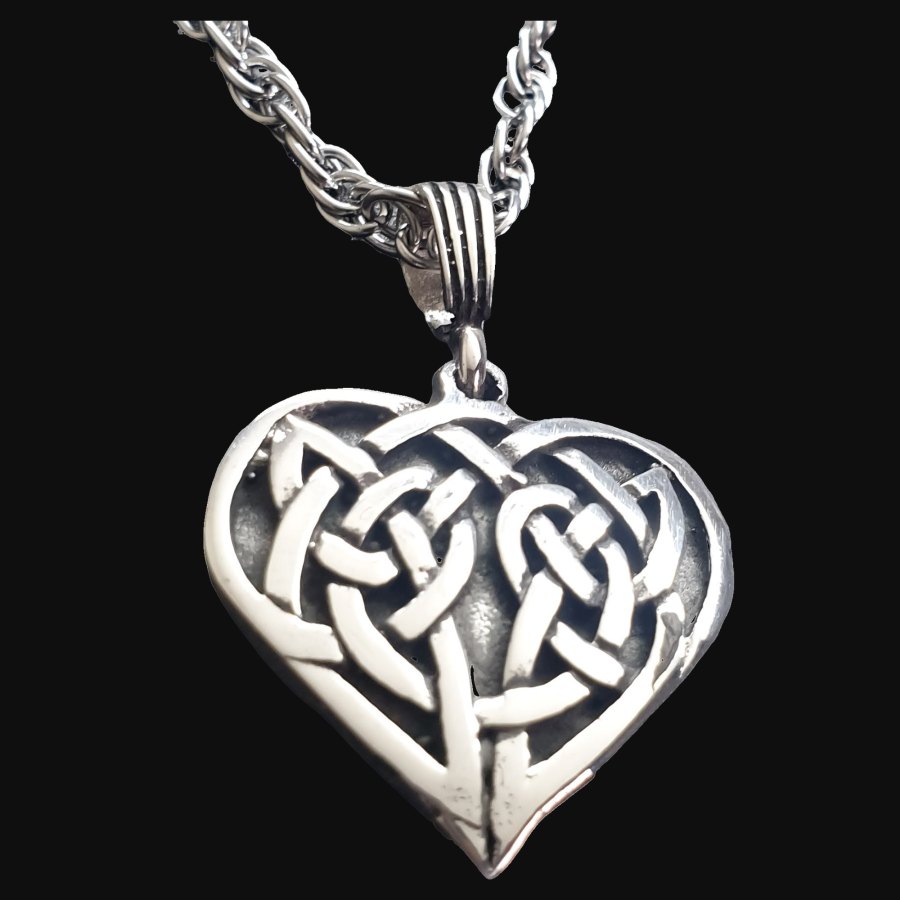 Dije Celta Nudo Perenne Amor En Plata 3 X 2 Cm 12 Gr Art 376 - Imagen 2