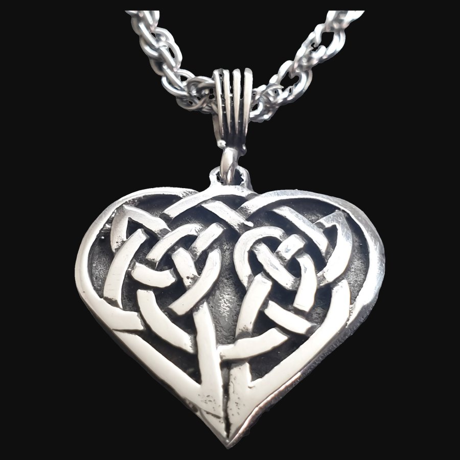Dije Celta Nudo Perenne Amor En Plata 3 X 2 Cm 12 Gr Art 376 - Imagen 3